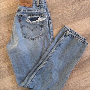 Vintage Levi's 960 Classic Light Blue Denim Jeans